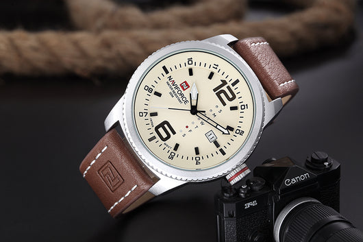 Reloj de Cuarzo para Hombre Resistente al Agua con Calendario - Image 4
