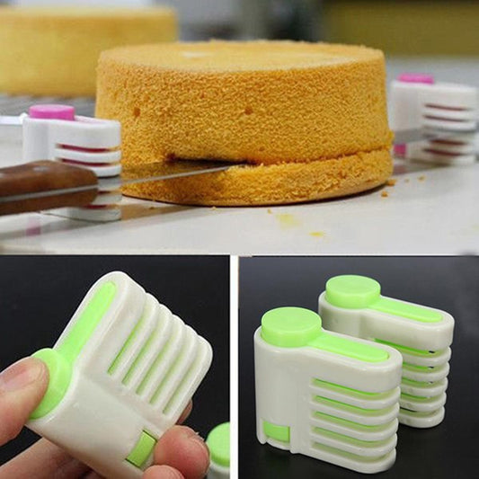 Divisor de Capas de Pastel y Pan sin Cuchilla - Juego Auxiliar Doble