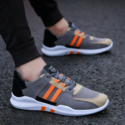 Zapatos Casuales para Hombre con Diseño Colorblock y Cordones - Image 10