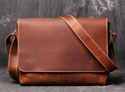 Bolso Bandolera Vintage Artesanal para Hombre - Image 5