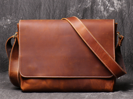 Bolso Bandolera Vintage Artesanal para Hombre - Image 5
