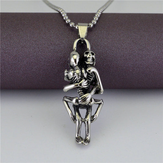 Collar Retro Europeo Americano - Colgante Love to Fall - Image 2