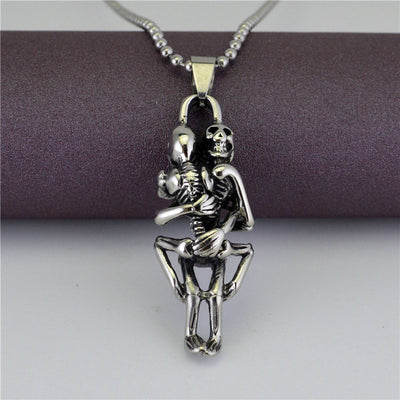 Collar Retro Europeo Americano - Colgante Love to Fall - Image 2