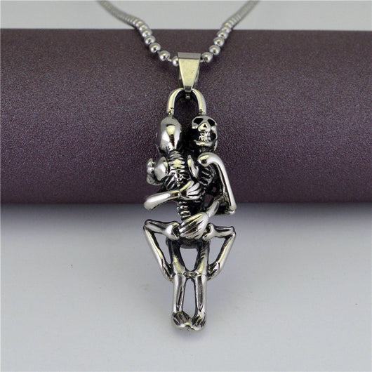 Collar Retro Europeo Americano - Colgante Love to Fall - Image 2