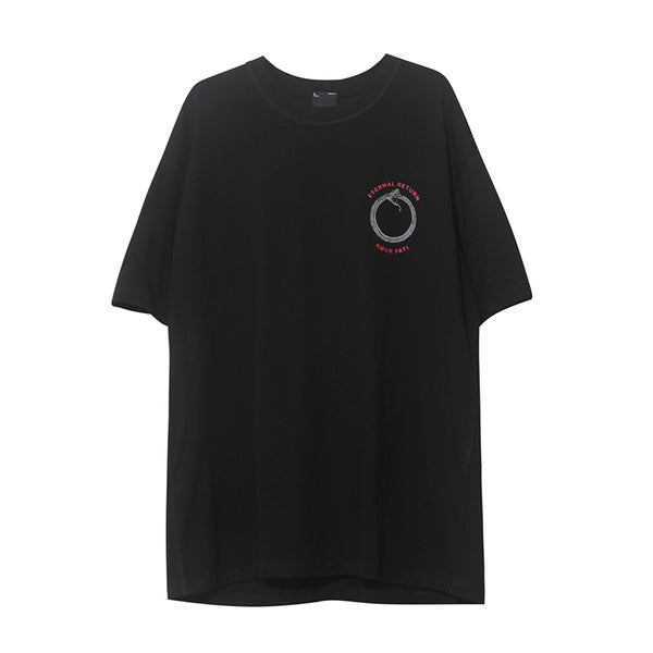 Playera con Estampado de Serpiente