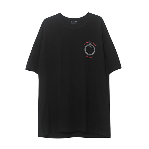 Playera con Estampado de Serpiente