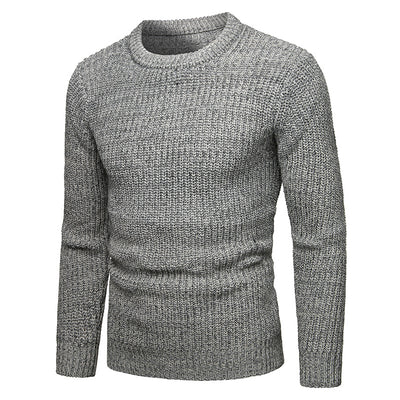 Suéter Cuello Redondo para Hombre - Pullover Casual de Manga Larga - Image 9
