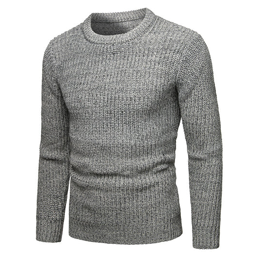 Suéter Cuello Redondo para Hombre - Pullover Casual de Manga Larga - Image 9