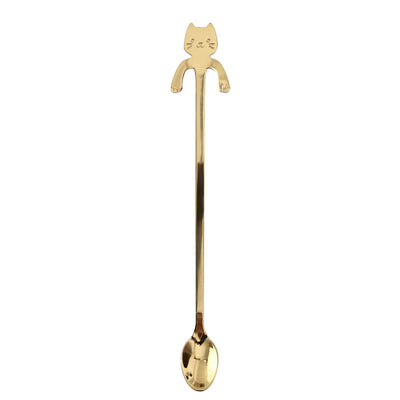 Cucharilla de Café con Mango de Gato Divertido en Acero Inoxidable 304 - Image 10