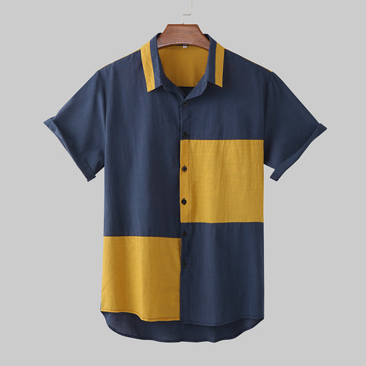 Camisa Cuadros Colorblock