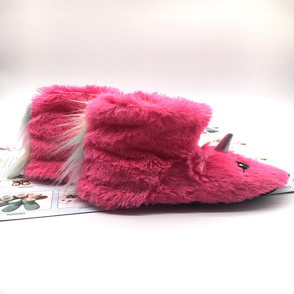 Botas de Algodón Unicornio para Niños