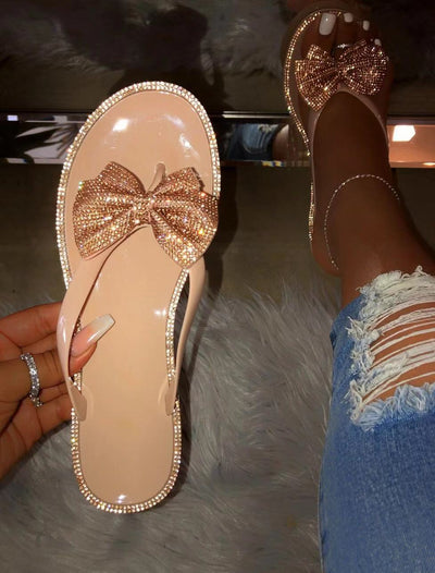 Sandalias Planas con Diamantes - Image 7