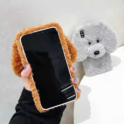Funda Protectora para Celular con Perrito 3D Suave y Adorable - Image 4