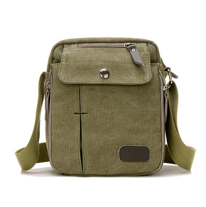 Bolsa Mensajero Canvas Multifuncional Unisex - Estilo Coreano - Image 2