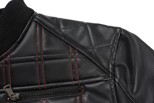 Chaqueta de Cuero para Hombre Primavera Otoño - Image 8