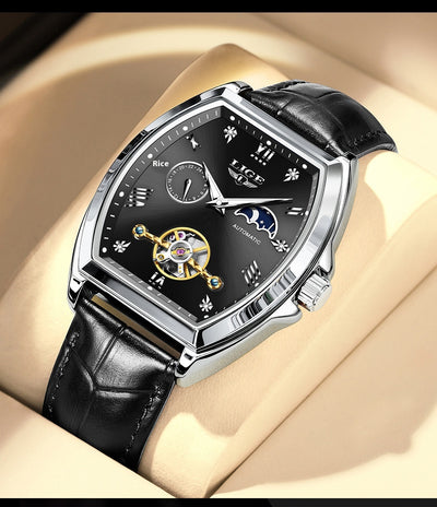 Reloj Mecánico Tourbillon para Hombre Multifuncional Resistente al Agua - Image 17