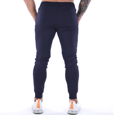 Pantalones Deportivos Hombre Ajuste Europeo Americano Color Sólido - Image 12