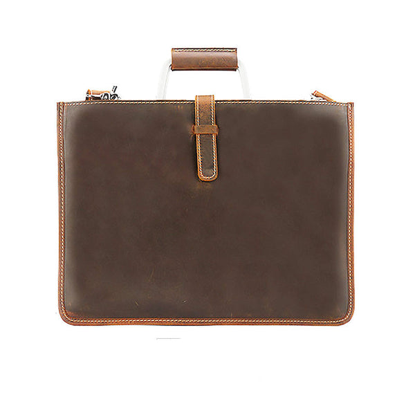Cartera Ejecutiva Artesanal Británica Retro para Mujer - Image 5