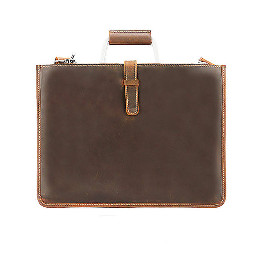 Cartera Ejecutiva Artesanal Británica Retro para Mujer - Image 5