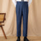 Pantalones Rectos de Cintura Alta Color Liso para Uso Diario