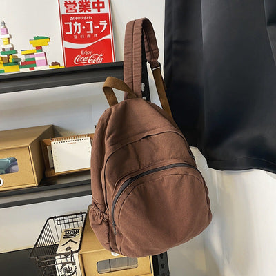 Mochila de Lona Lavada para Viajes y Uso Diario - Image 23