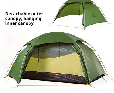 Tienda de Campaña Doble para Montaña y Camping con Protección Contra Lluvia - Image 2