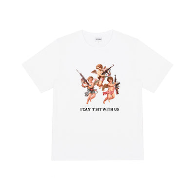 Playera Estampado Angelito Manga Corta