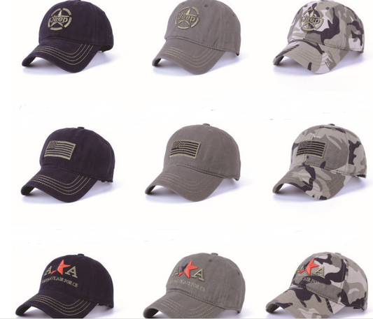 Gorra Táctica Camuflaje Unisex con Visera - Estilo Retro Outdoor