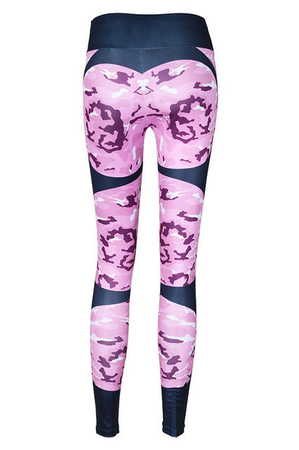 Leggins de Yoga con Estampado Patchwork - Image 9