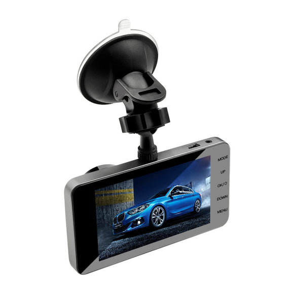 Grabadora de Conducción Dual HD - Cámara Frontal y Trasera