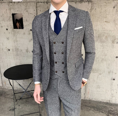 Traje de tres piezas para hombre - Image 14