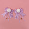 Diadema Blanca con Moño y Campana - Accesorio Adorable
