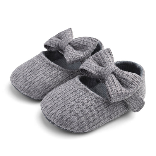 Zapatos para Bebé Princesa con Suela Suave - Calzado de Lana para Primeros Pasos
