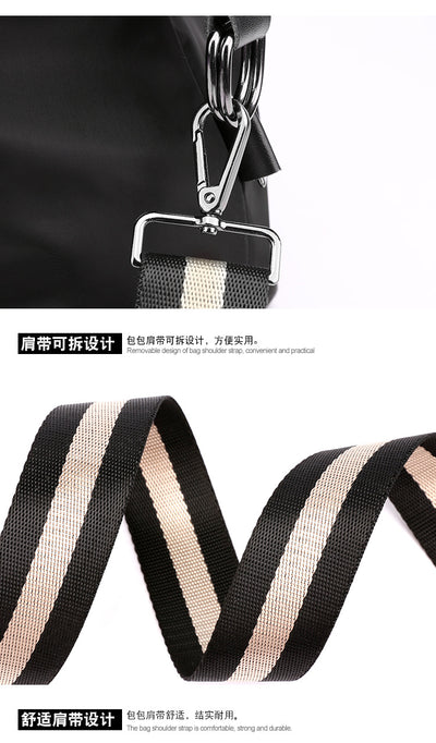 Bolsa de Viaje Plegable para Mujer - Diseño a Rayas Coreano - Image 20