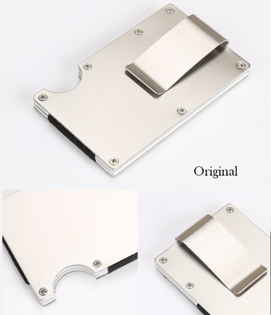 Cartera Minimalista con Clip de Dinero y Protección Antimagnética - Image 16