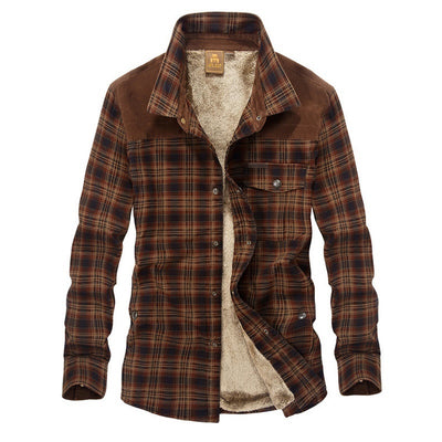 Camisa a Cuadros con Capucha