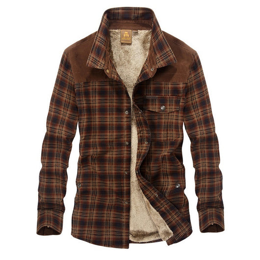 Camisa a Cuadros con Capucha