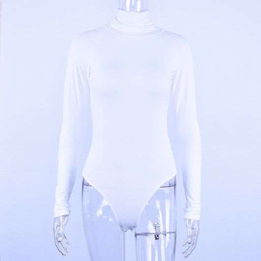 Body Ajustado de Cuello Alto Manga Larga - Image 4