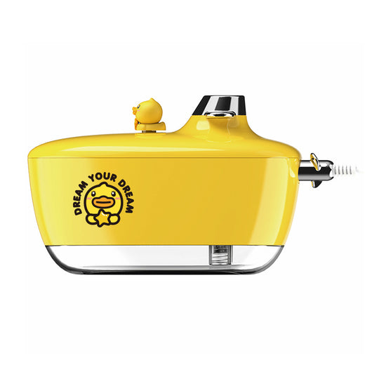 Yellow submarine-shaped portable humidifier with a clear base, a duck figurine, and 'DREAM YOUR DREAM' graphic. - Image 13