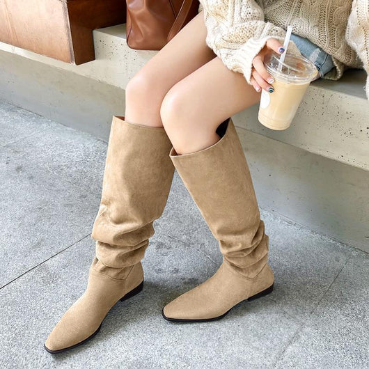 Botas Altas de Ante Texturizado para Mujer - Image 12