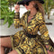 Vestido Camisero con Estampado Totem
