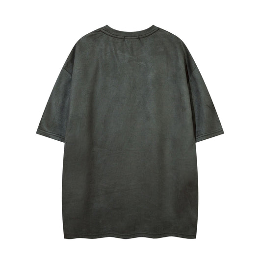 Playera de Ante con Estampado Calavera Oscura para Hombre - Image 23