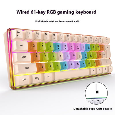 Teclado Compacto RGB para el Hogar - Iluminación LED Personalizable - Image 14