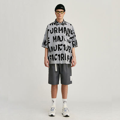Camisa de Hombre a Rayas Estampada - Image 4