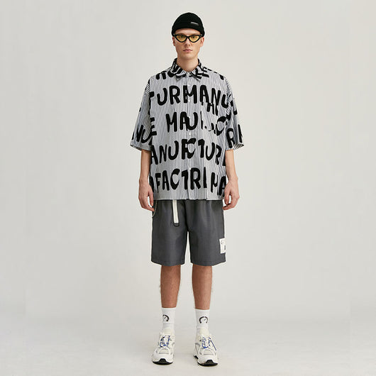 Camisa de Hombre a Rayas Estampada - Image 4
