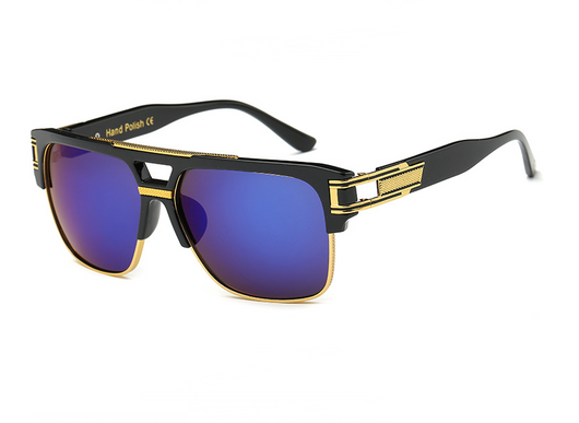 Gafas de Sol Retro Cuadradas Reflectantes Unisex con Colores Vibrantes - Image 6