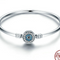 Pulsera de Plata Esterlina 925 con Diamantes Completos - Accesorio Encanto Elegante para Mujer