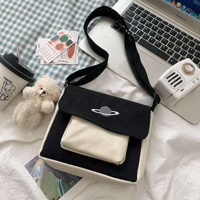 Bolsa de Lona Mini para Estudiante - Bandolera Casual Elegante - Image 34