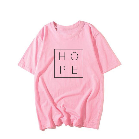 Playera Básica Hope de Algodón - Unisex, Cuello Redondo, Corte Relajado - Image 14