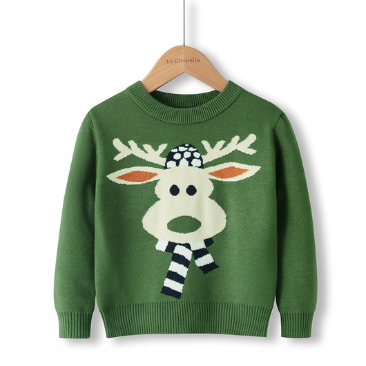 Suéter Infantil Doble Capa de Algodón para Otoño, Invierno y Navidad - Image 10